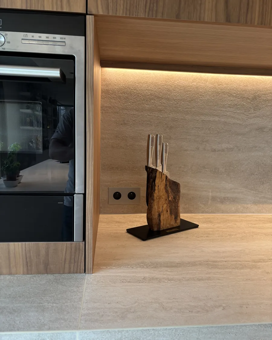 Ingebouwde ledverlichting — keuken